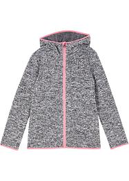 Mädchen Thermo-Strickfleecejacke  mit Kapuze, bpc bonprix collection