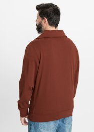 Sweatshirt mit Schalkragen aus Bio Baumwolle, RAINBOW