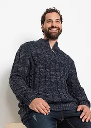 Troyer Pullover mit Reißverschluss, bonprix