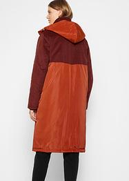 Long-Parka mit Kapuze und Materialmix, gerade geschnitten, bpc bonprix collection