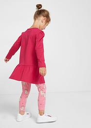 Mädchen Jerseykleid + Leggings (2tlg. Set), bpc bonprix collection