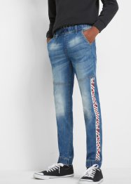 Jungen Sweat-Jeans mit sportlichem Tape, John Baner JEANSWEAR