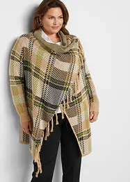 Longstrickjacke mit Fransen, bonprix