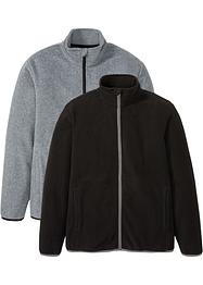 Lot de 2 vestes en polaire, bpc bonprix collection