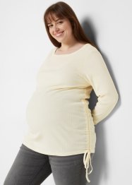 T-shirt de grossesse avec fronces latérales, bpc bonprix collection