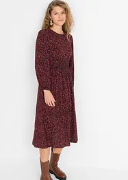 Robe midi à imprimé floral, bonprix