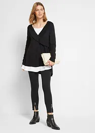 Tunika-Shirt aus Baumwoll-Viskose-Mix, bonprix