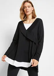 Tunika-Shirt aus Baumwoll-Viskose-Mix, bonprix