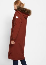 Manteau fonctionnel avec capuche et synthétique imitation fourrure amovible, bpc bonprix collection