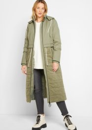 Manteau d'hiver long avec velours côtelé et cordon coulissant, bpc bonprix collection