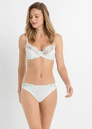 Lot de 3 soutiens-gorge à armatures et dentelle, bonprix