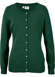 Basic Feinstrickjacke mit recycelter Baumwolle, bpc bonprix collection