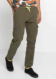 Regular Fit Stretch-Chino-Schlupfhose, Straight, RAINBOW