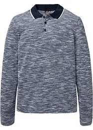 Langarmshirt mit Polokragen, bonprix