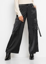 Pantalon Marlène satiné avec poches appliquées, RAINBOW