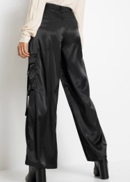 Pantalon Marlène satiné avec poches appliquées, RAINBOW