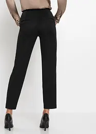 Pantalon avec empiècement en satin, bonprix