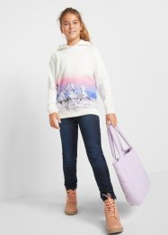 Mädchen Kapuzen-Sweatshirt mit Pferdemotiv, bpc bonprix collection