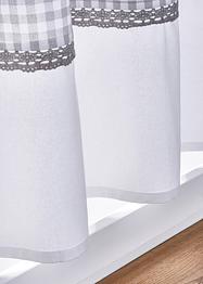 Brise-bise en coton avec carreaux, bpc living bonprix collection