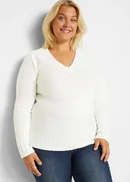 Pullover mit V-Ausschnitt, bonprix