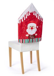 Stuhlhusse mit Santa und Schneedach (4er Pack), bpc living bonprix collection