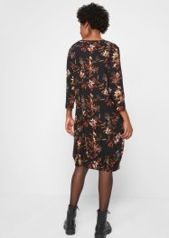 Viskose-Web-Kleid mit Taschen in O-Form, kniebedeckend, bpc bonprix collection