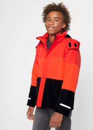 Veste de ski enfant à rayures blocs, imperméable et coupe-vent, bpc bonprix collection