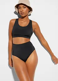 Bas de bikini taille haute, largeur réglable, bonprix