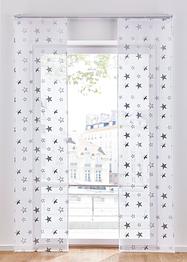 Schiebegardine mit Sterne Druck (1er Pack), bpc living bonprix collection