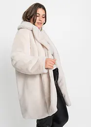 Kuschel-Longjacke aus Fellimitat, bonprix