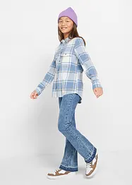 Mädchen Stretch-Jeans, flared, bonprix