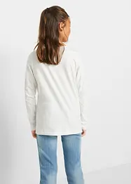 Mädchen Langarmshirt mit Pailletten, bonprix