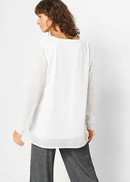 Longue tunique-blouse à manches longues, bonprix