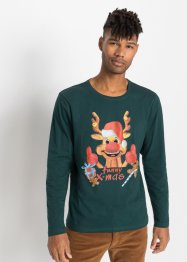 Langarmshirt mit Weihnachtsmotiv, bpc bonprix collection