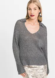 Strickpullover mit Kragen, BODYFLIRT boutique