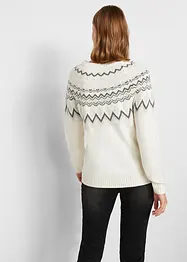 Pull norvégien à col haut, bonprix