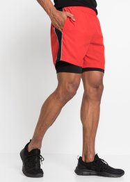 Legging de sport avec short, look 2en1, séchage rapide, bpc bonprix collection