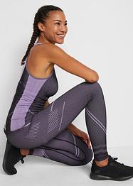 Seamless Sporttop und Leggings, knöchelfrei (2-tlg.Set), bpc bonprix collection