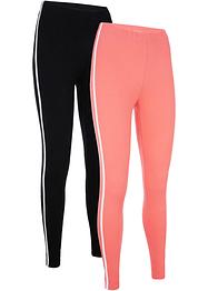 Sport-Leggings aus Bio-Baumwolle, knöchelfrei (2er Pack), bpc bonprix collection