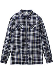 Chemise manches longues en flanelle avec zip, John Baner JEANSWEAR