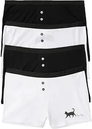 Lot de 4 boxers femme, bonprix