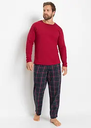 Pyjama aus reiner Bio-Baumwolle mit langen Ärmeln., bonprix