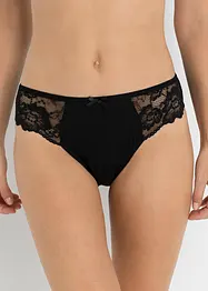 Lot de 4 slips à dentelle, bonprix