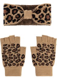 Bandeau cheveux et gants (Ens. 2 pces.), bpc bonprix collection