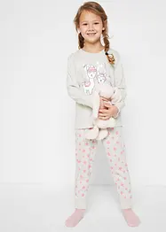 Mädchen Pyjama  (2-tlg. Set) mit Bio-Baumwolle, bonprix