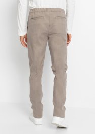 Pantalon chino taille extensible avec fines rayures Regular Fit, Tapered, RAINBOW