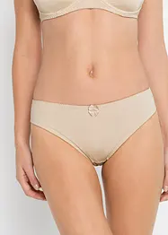 Slip aus glänzendem Material  (2er Pack), bonprix