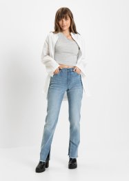 Straight Jeans mit Schlitz-Detail, RAINBOW