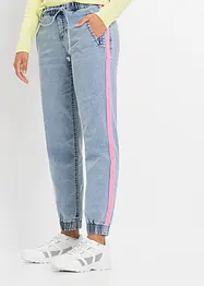 Lässige Jeans mit Kontraststreifen, RAINBOW