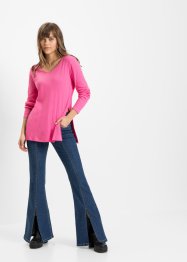 Bootcut-Jeans mit Schlitzdetail mit Positive Denim #1 Fabric, RAINBOW